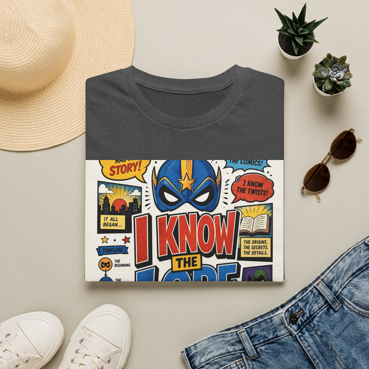 T Shirt Design Featuring Whimsical Superhero Theme And Engaging Text