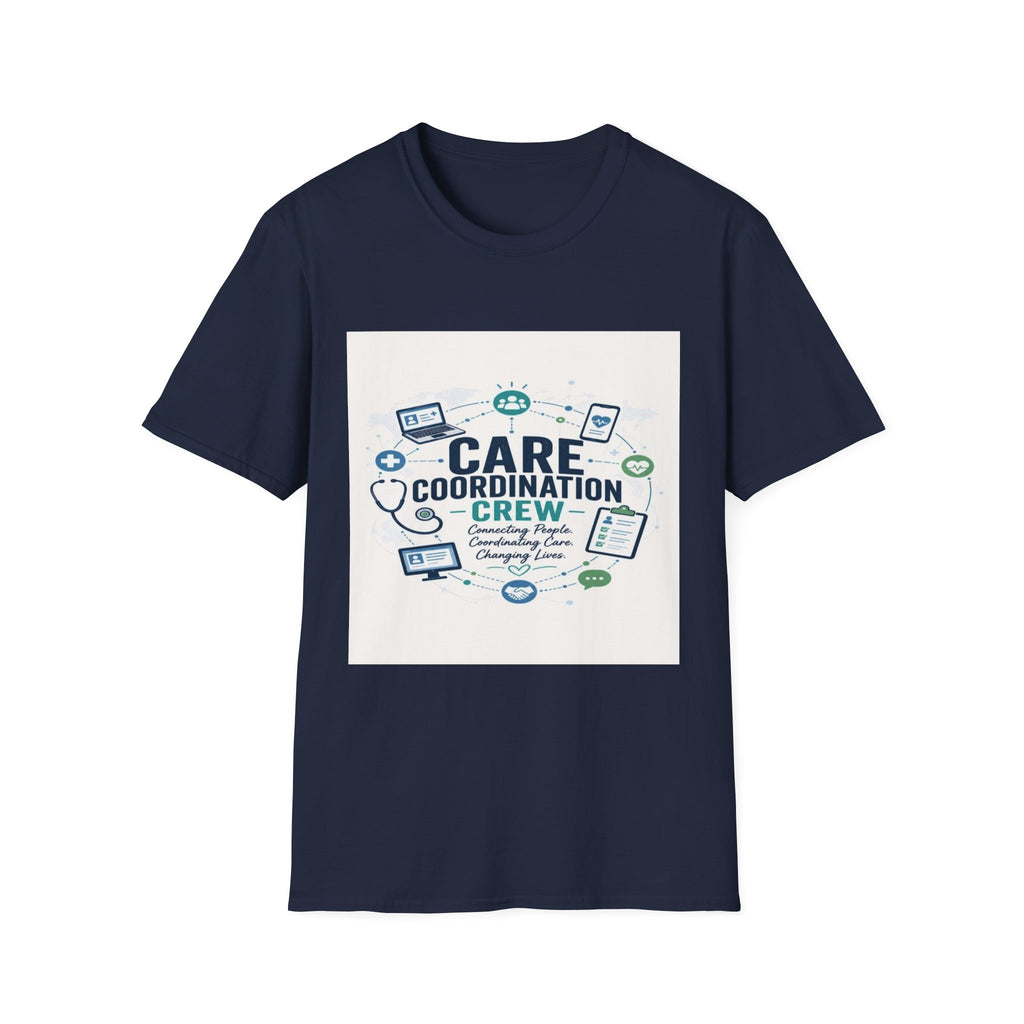 T-shirt Graphic Featuring Modern Aesthetic Care Coordination Crew- Graphic Tees