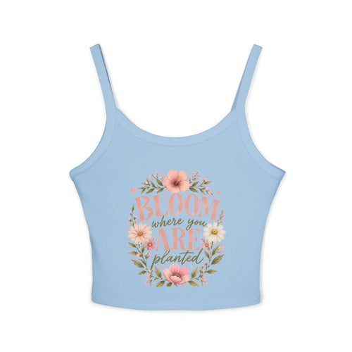 Bloom Where You Are Planted Floral Tank