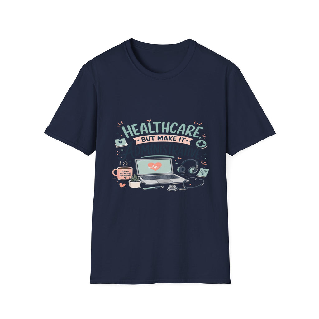 Playful T-Shirt Design Showcasing Creative Healthcare Typography- Graphic Tees