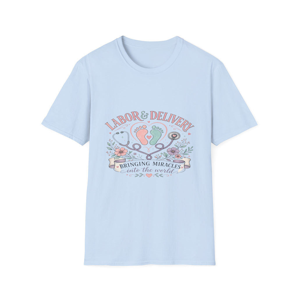 Labor And Delivery T-Shirt Design Celebrating New Life- Graphic Tees