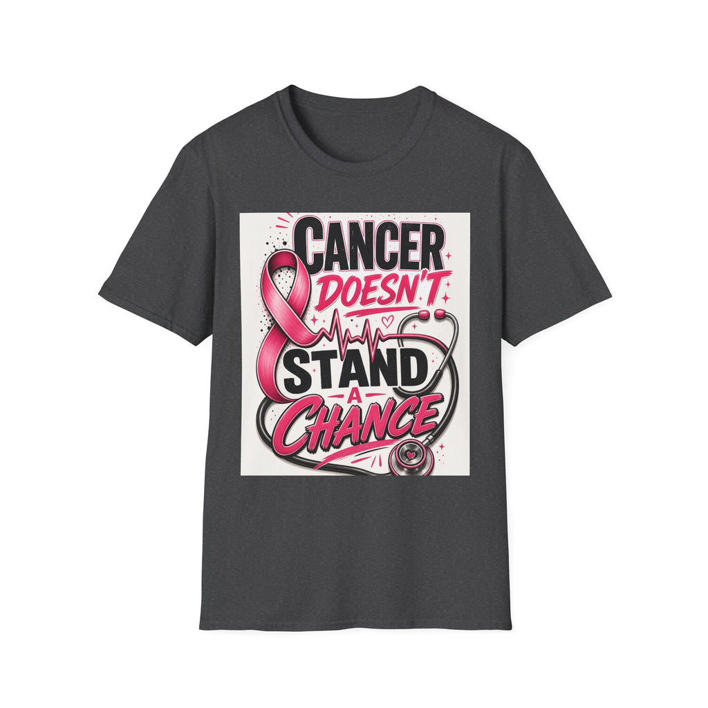 Bold Oncology Nurse Design Featuring Empowering Phrase With Awareness Ribbon