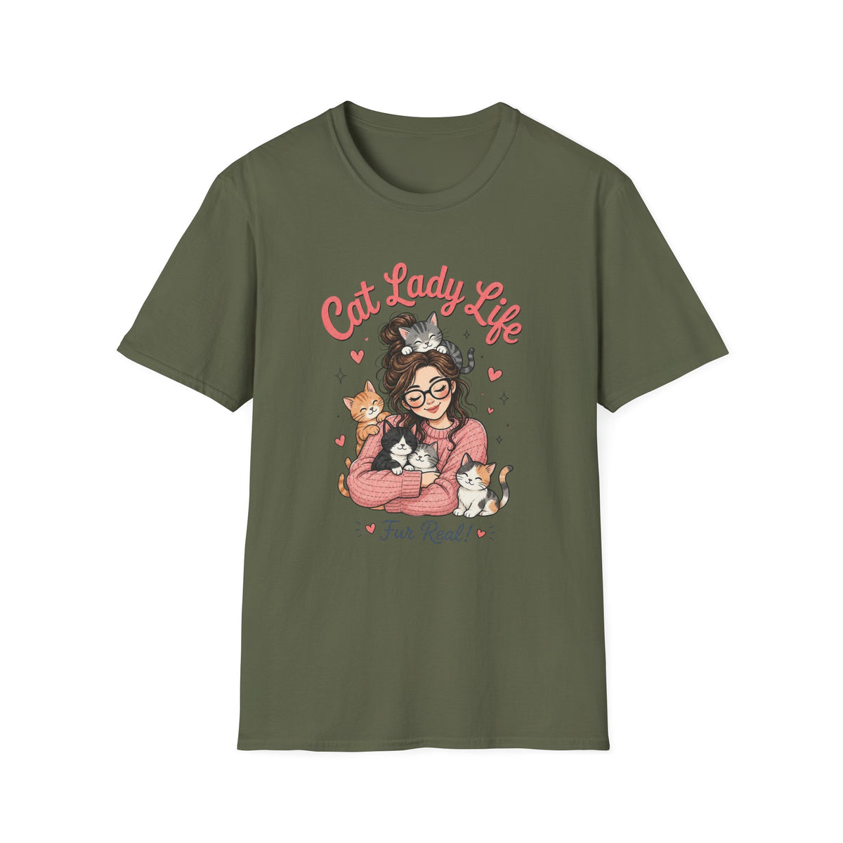 Cat Lady Life T-Shirt — Cute Cat Mom Graphic Tee