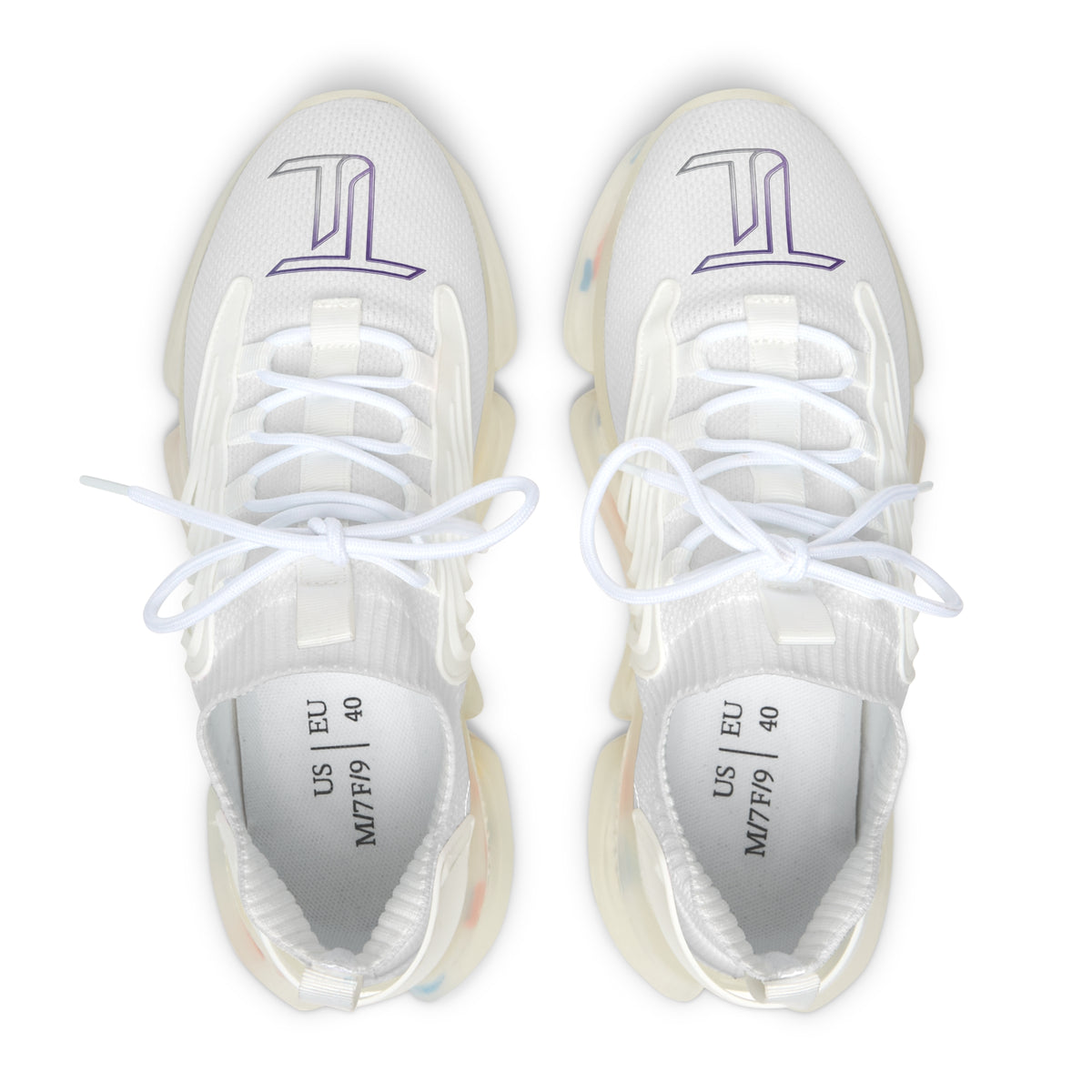 Women’s Mesh Sneakers — Lightweight Breathable Athletic Shoes with Color Splash Sole
