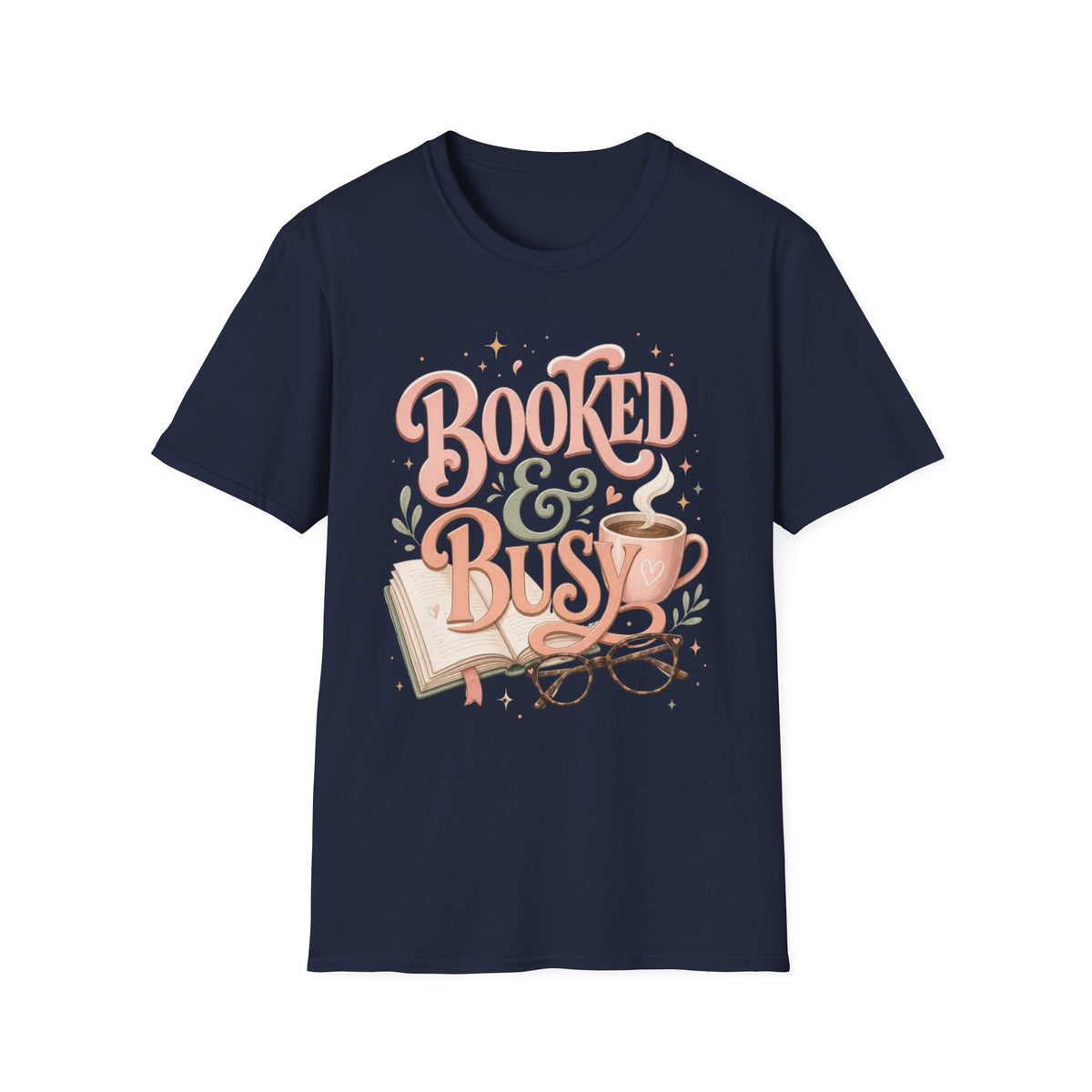 Chic Typography Design With Whimsical Illustrations And Pastel Colors