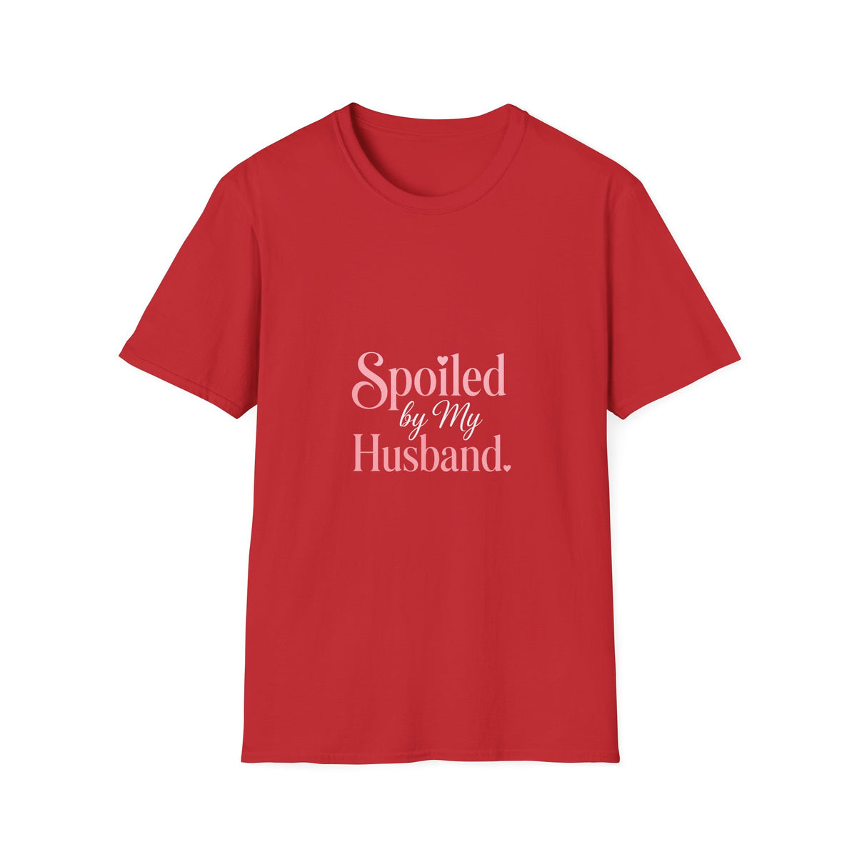 Spoiled Husband T-Shirt — Cute Pastel 'Spoiled' Graphic Tee for Wife or Partner Gifts
