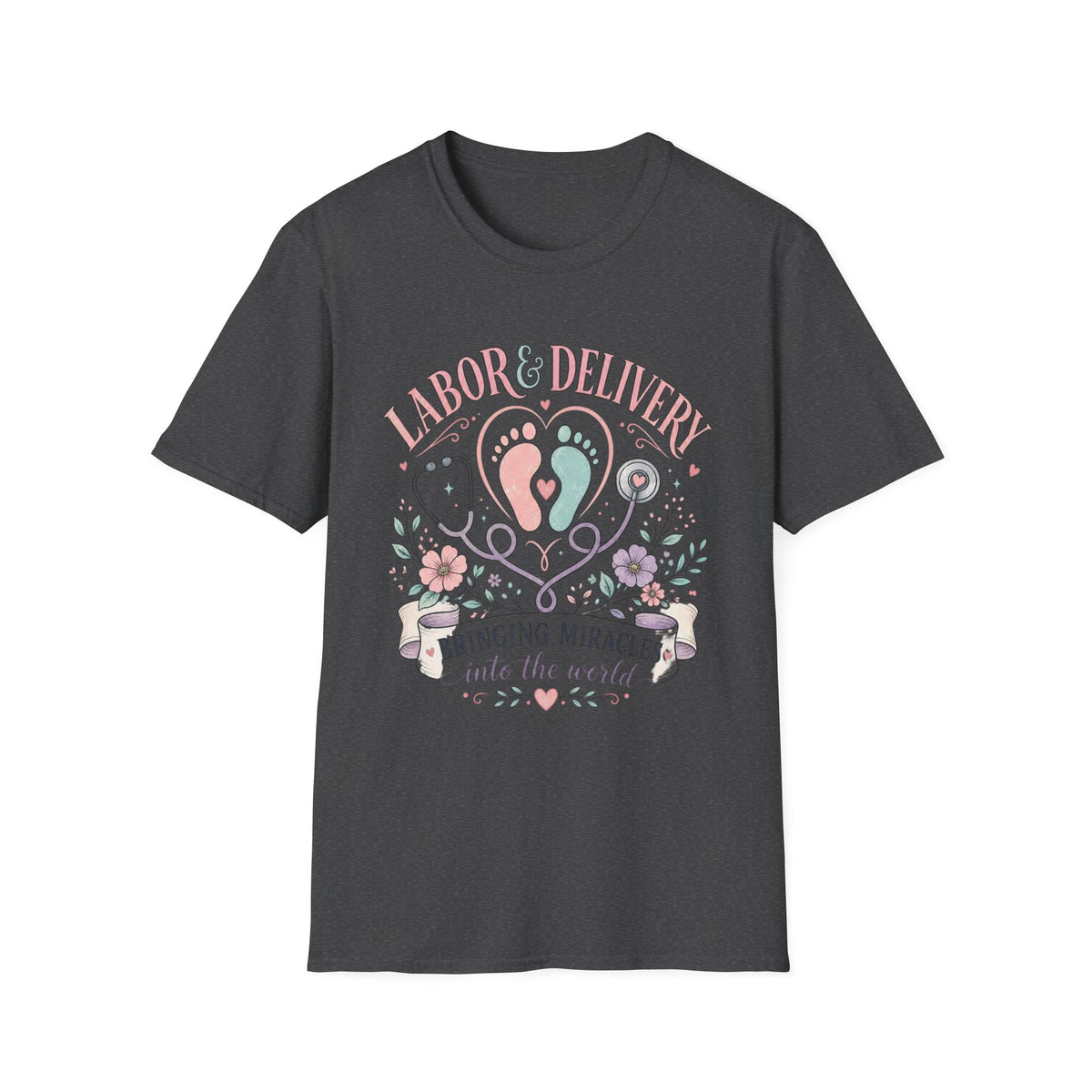 Labor And Delivery T Shirt Design Celebrating New Life