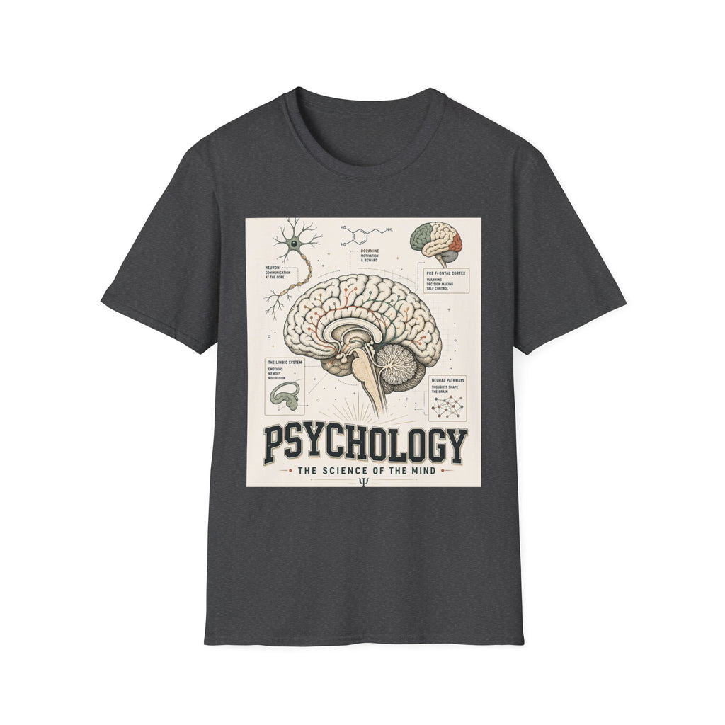 Human Brain Illustration Featuring Neural Pathways And Typography