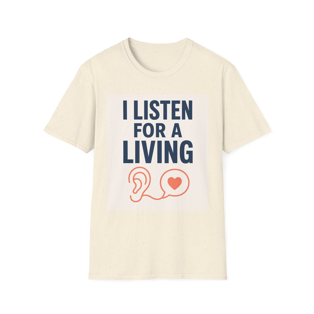 Bold Text And Minimalist Ear Illustration In Modern Design