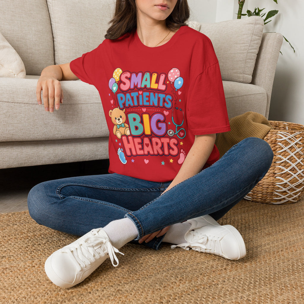 Vibrant T Shirt Design Celebrating Pediatric Care With Balloons