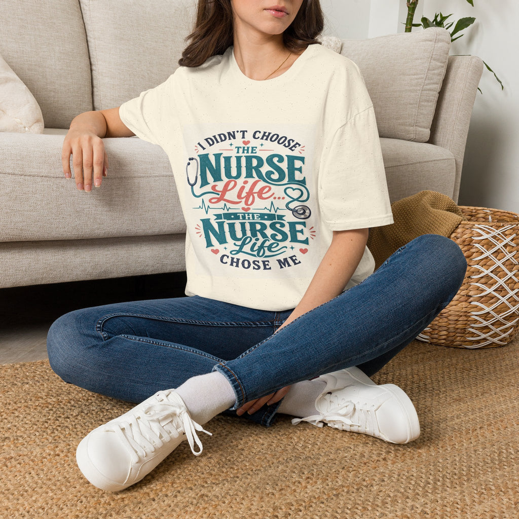 Trendy T-shirt Design Showcasing Playful Nurse Life Typography (1)- Graphic Tees