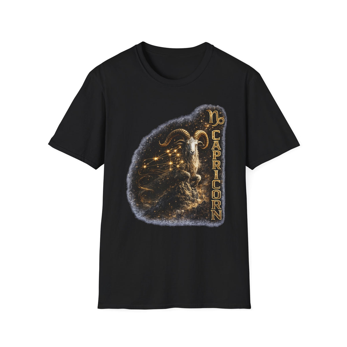 Capricorn Zodiac T-Shirt — Goat Constellation Astrology Tee