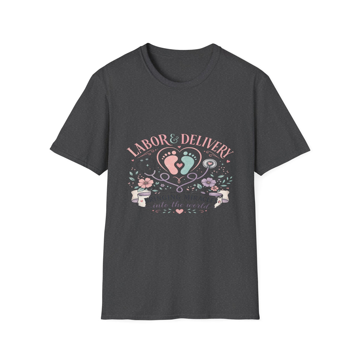 Labor And Delivery T-Shirt Design Celebrating New Life- Graphic Tees