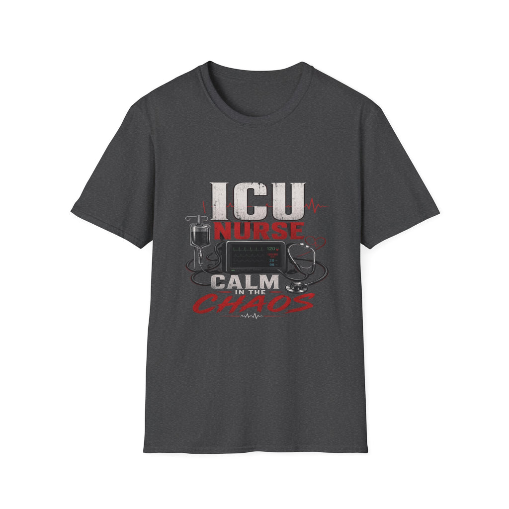 Powerful ICU Nurse T-Shirt Design With Bold Typography- Graphic Tees