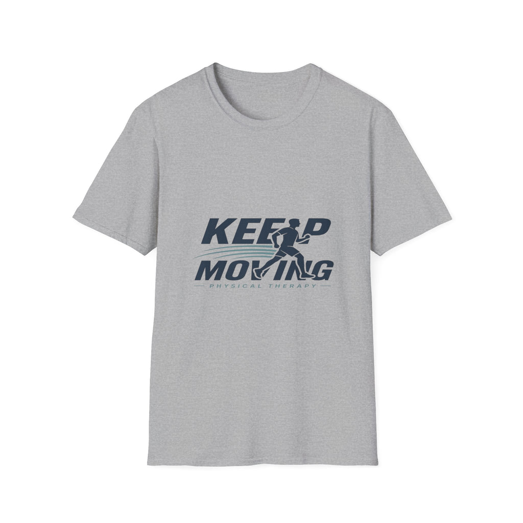 Minimalist T-Shirt Design Featuring _Keep Moving_ Statement- Graphic Tees