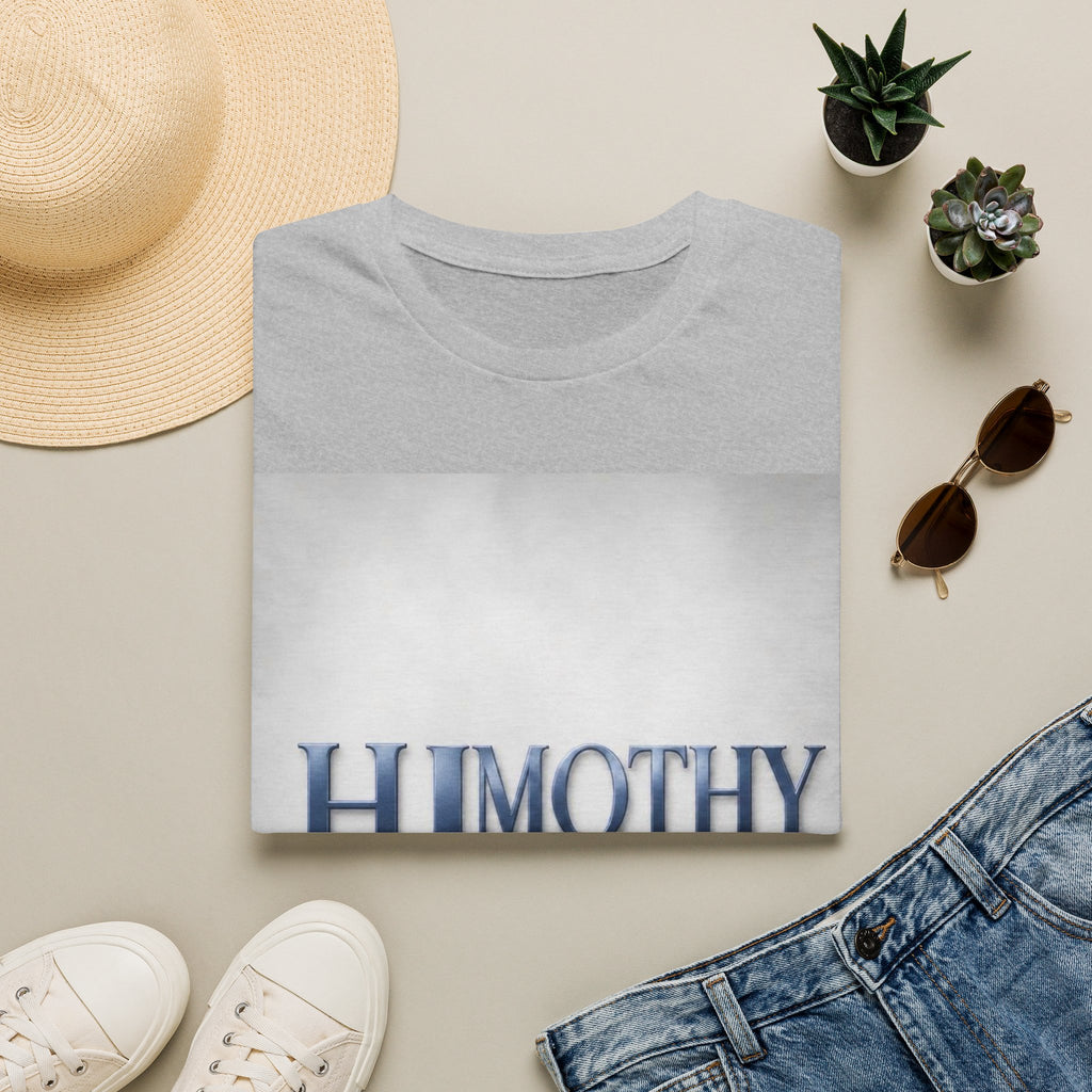 Timothy Name Graphic T-Shirt — 'HIMOTHY' Vintage Lettering Tee