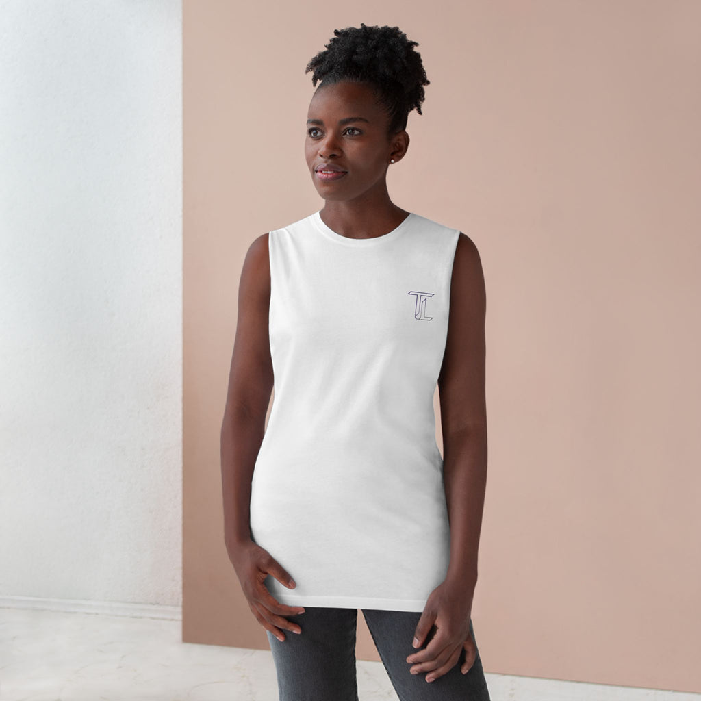 Barnard Embroidered Tank Top — Minimal College-Inspired Athletic Tank