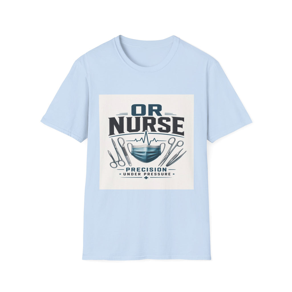 Bold T-Shirt Design Featuring Nurse Motto With Instruments- Graphic Tees