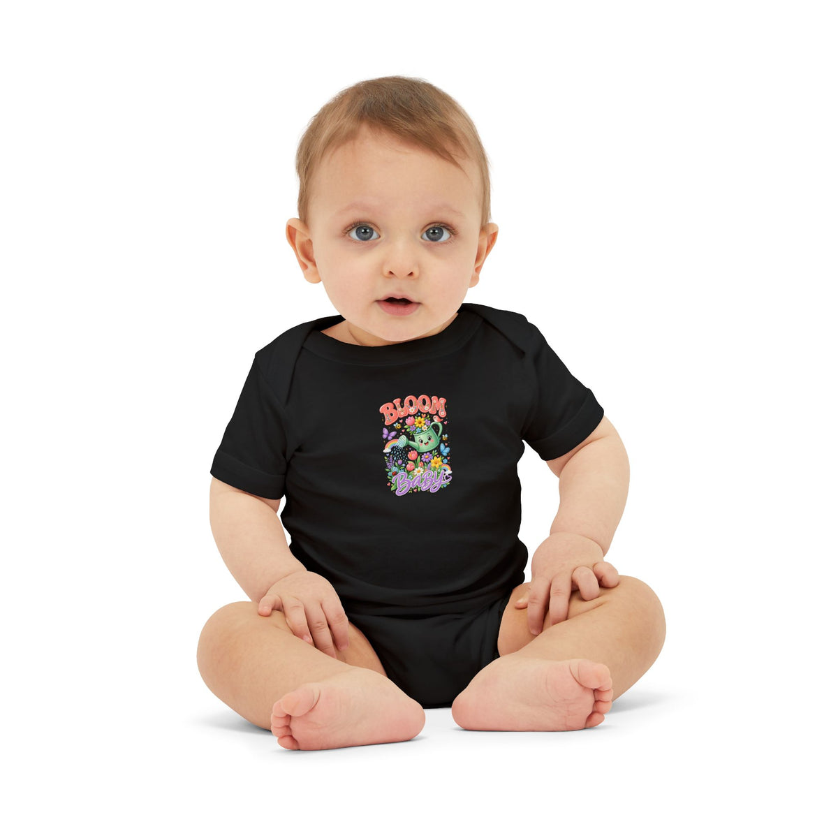 Baby Onesie - "Bloom Where You Grow" Floral Infant Bodysuit