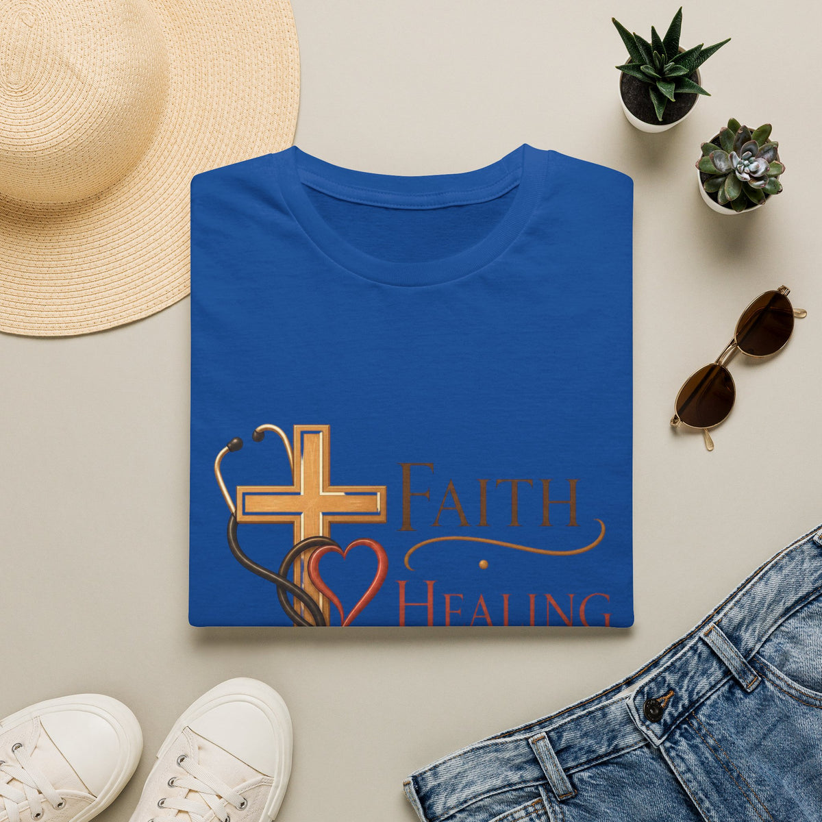 Elegant Typography Featuring Inspirational Healthcare Symbols