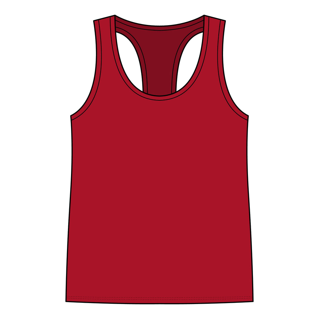 Gym Rat Tank Top — Women's Racerback Fitness Tank with Cute Mouse Weightlifter Design