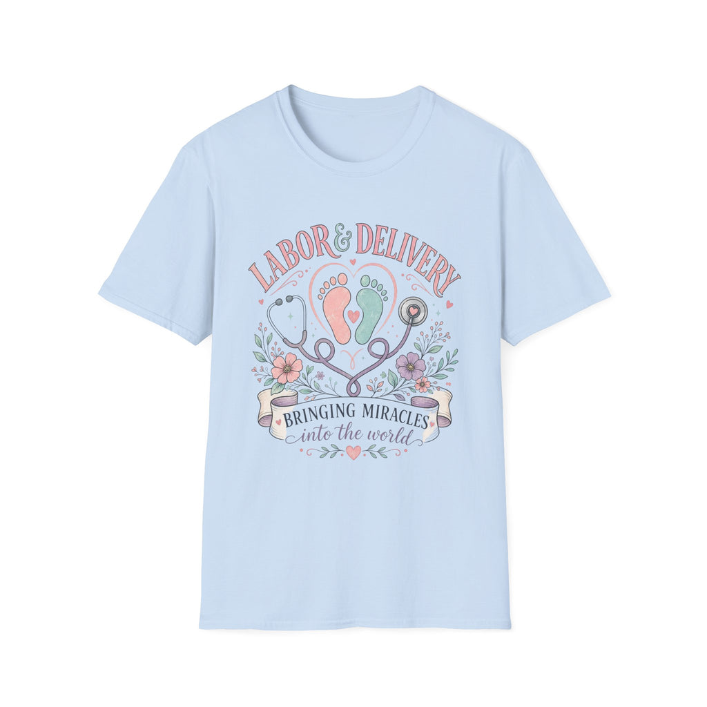 Labor And Delivery T Shirt Design Celebrating New Life
