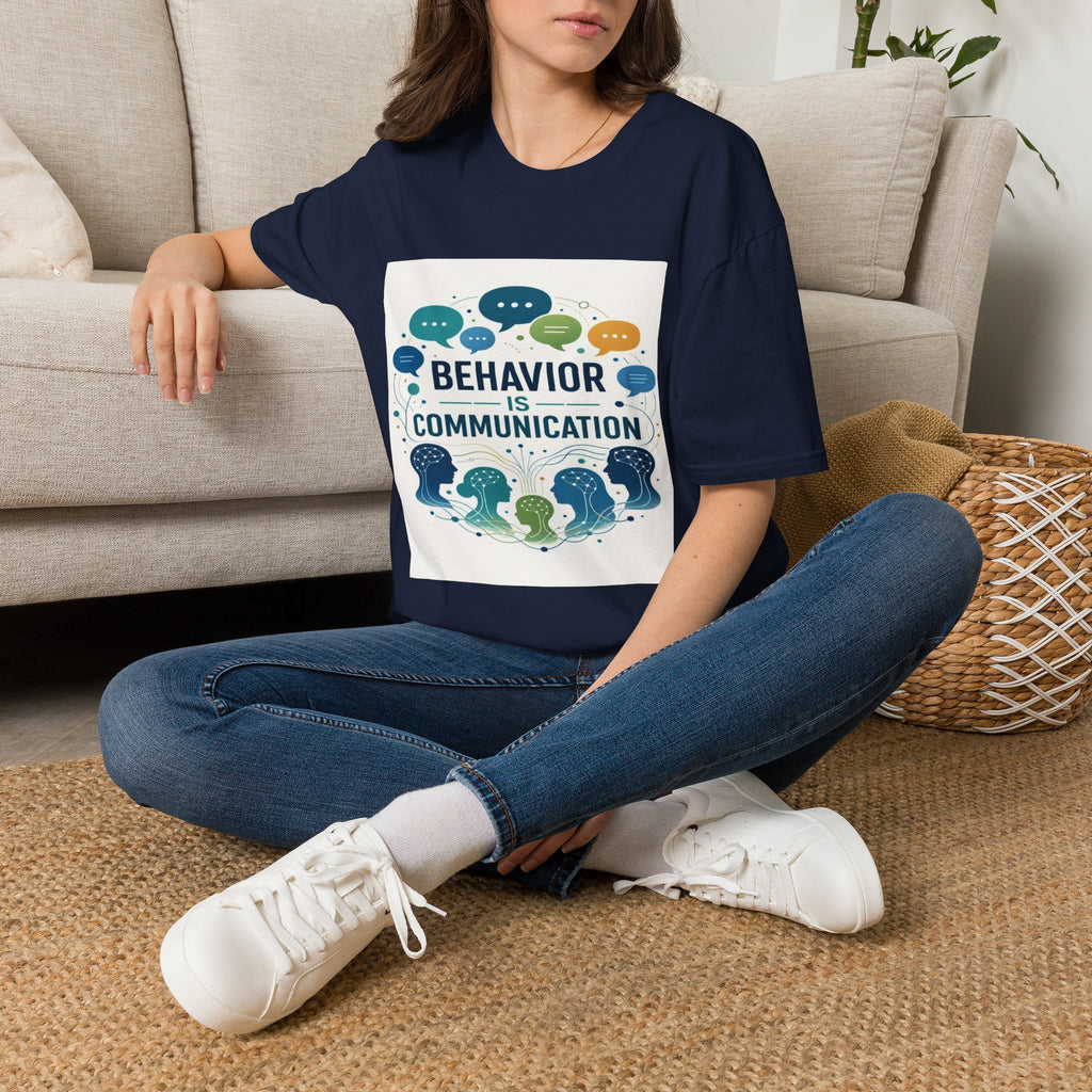 T-shirt Design Featuring Bold Phrase Surrounded By Colorful Speech Bubbles- Graphic Tees