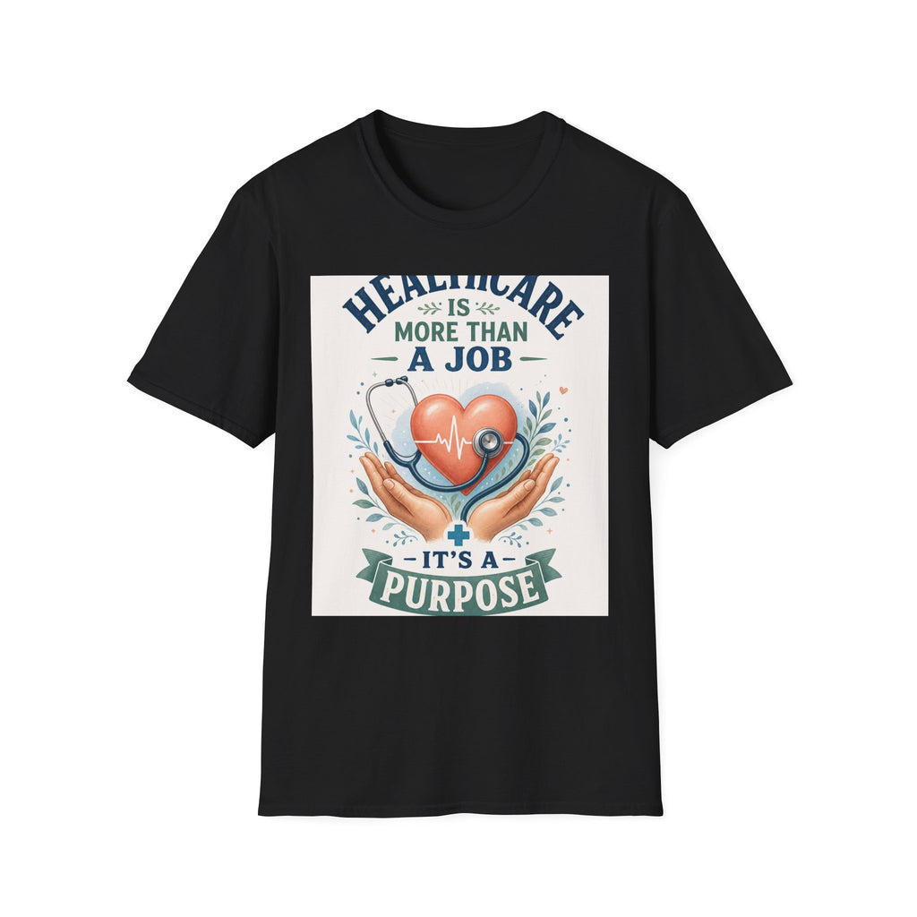 Inspirational T Shirt Design Featuring Compassionate Healthcare Imagery