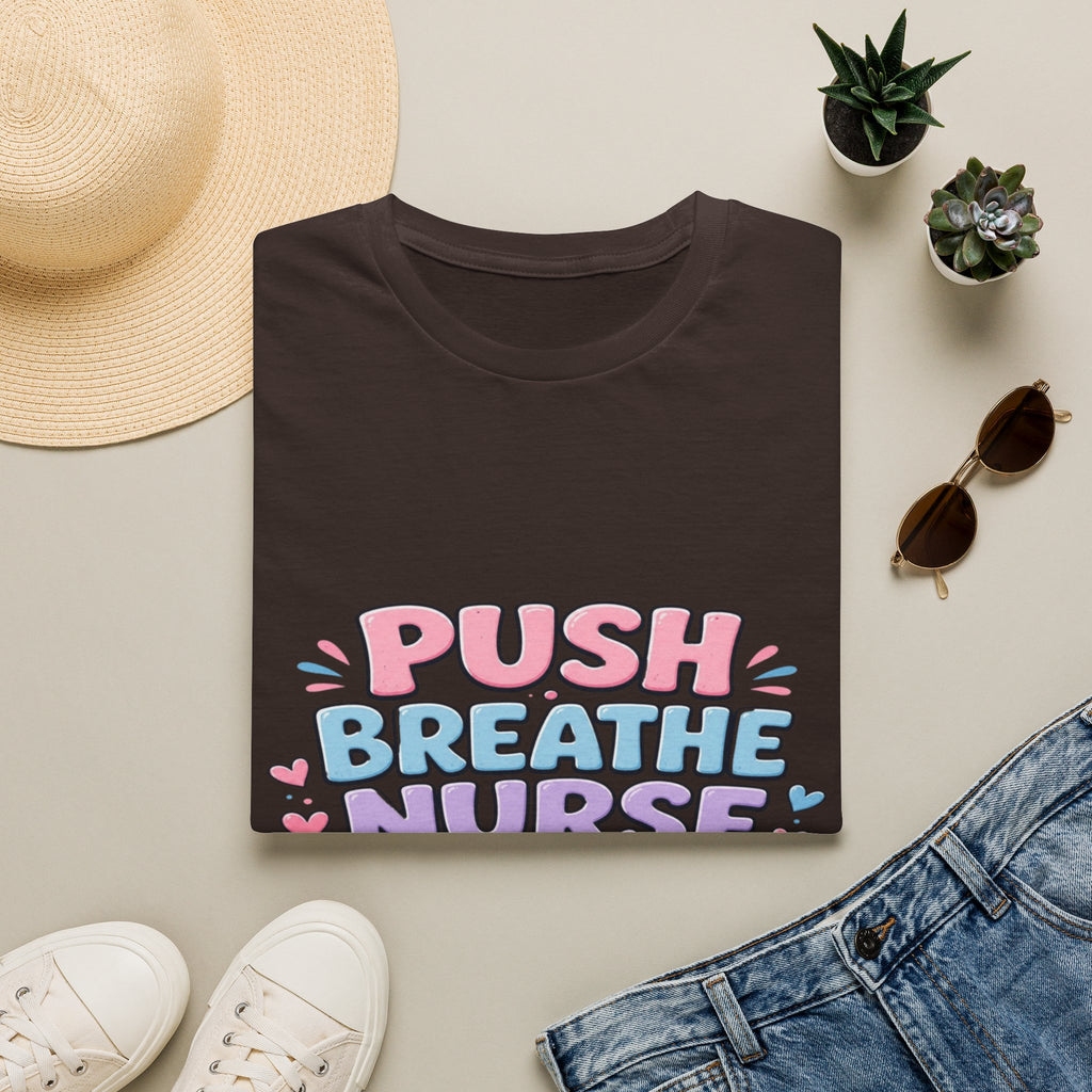 Playful Typography Design With Baby Footprints And Heart- Graphic Tees