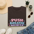 Playful Typography Design With Baby Footprints And Heart- Graphic Tees