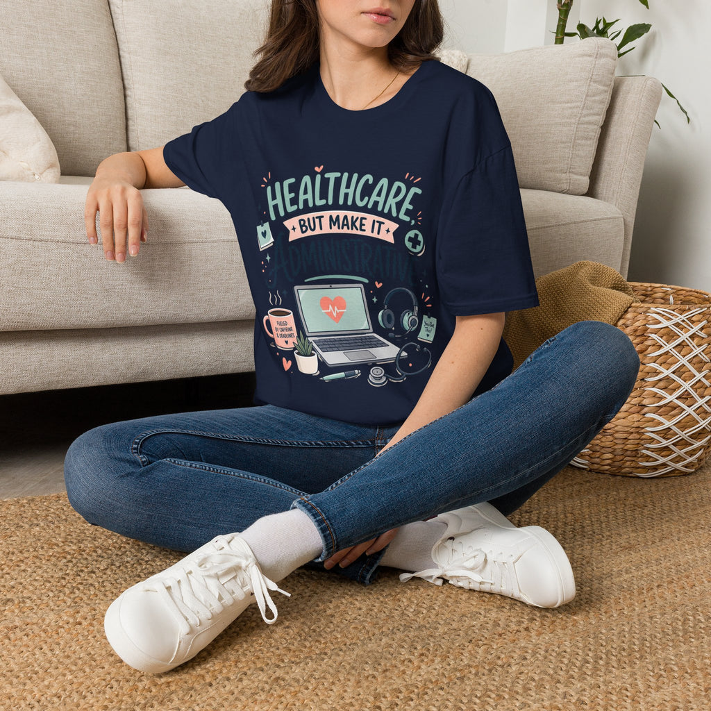 Playful T Shirt Design Showcasing Creative Healthcare Typography