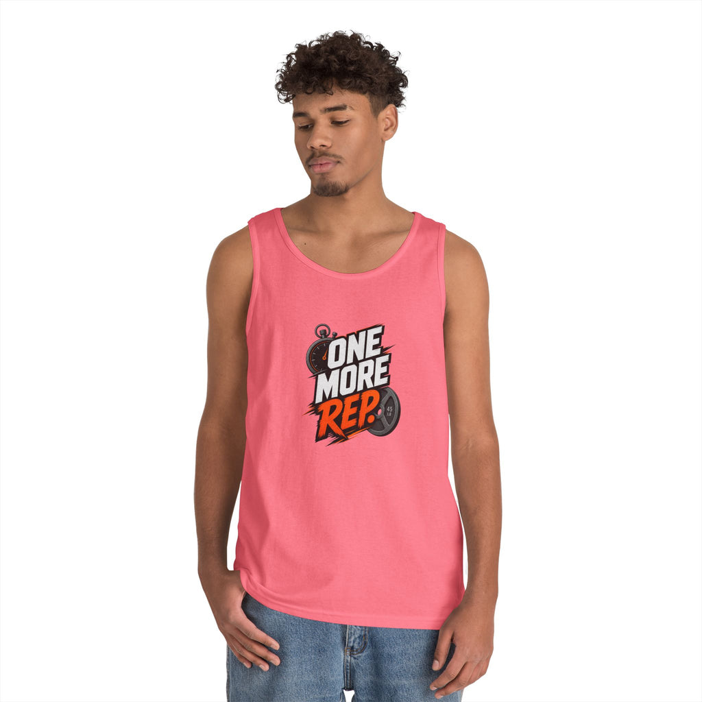 One More Rep Tank Top — Motivational Gym Workout Tank