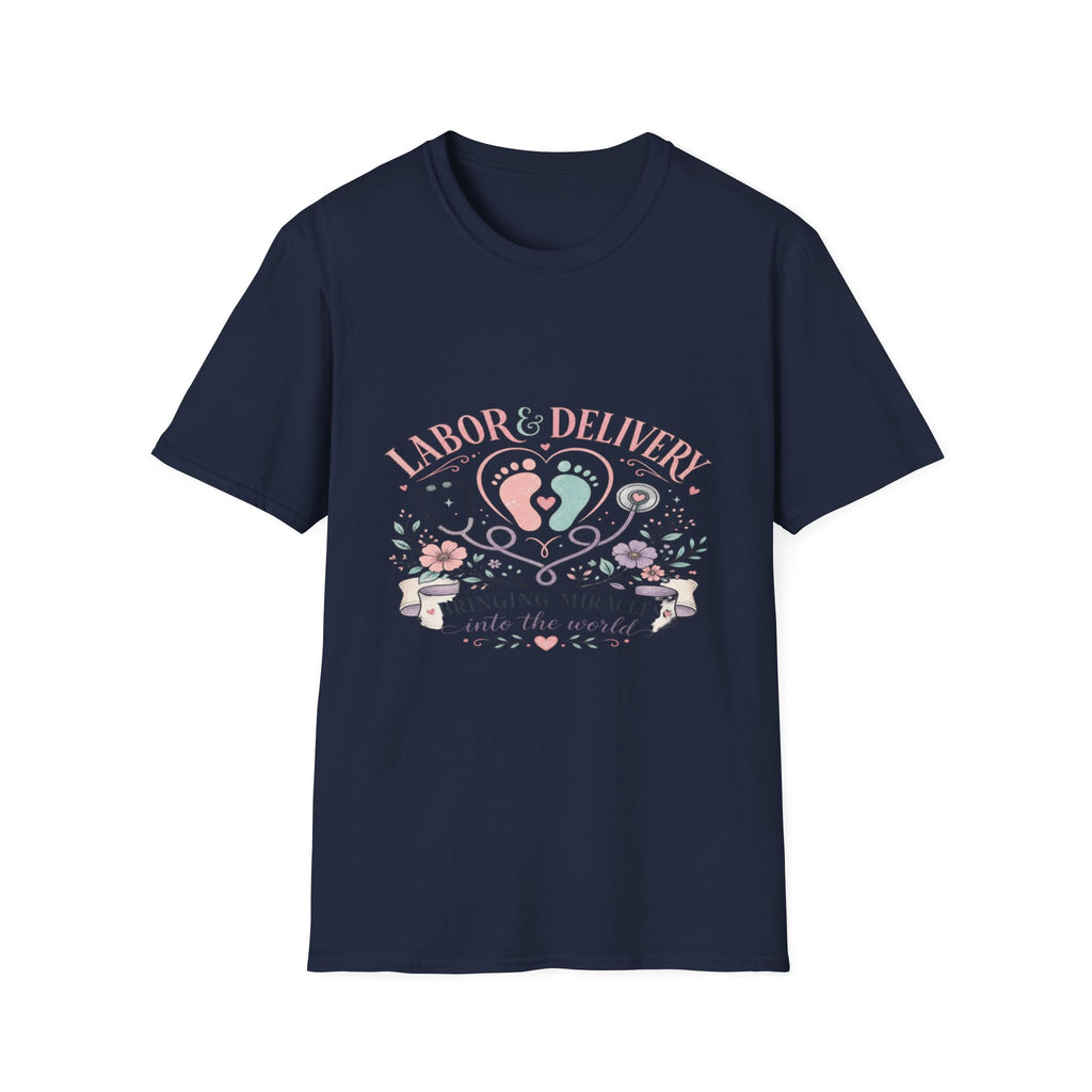 Labor And Delivery T-Shirt Design Celebrating New Life- Graphic Tees