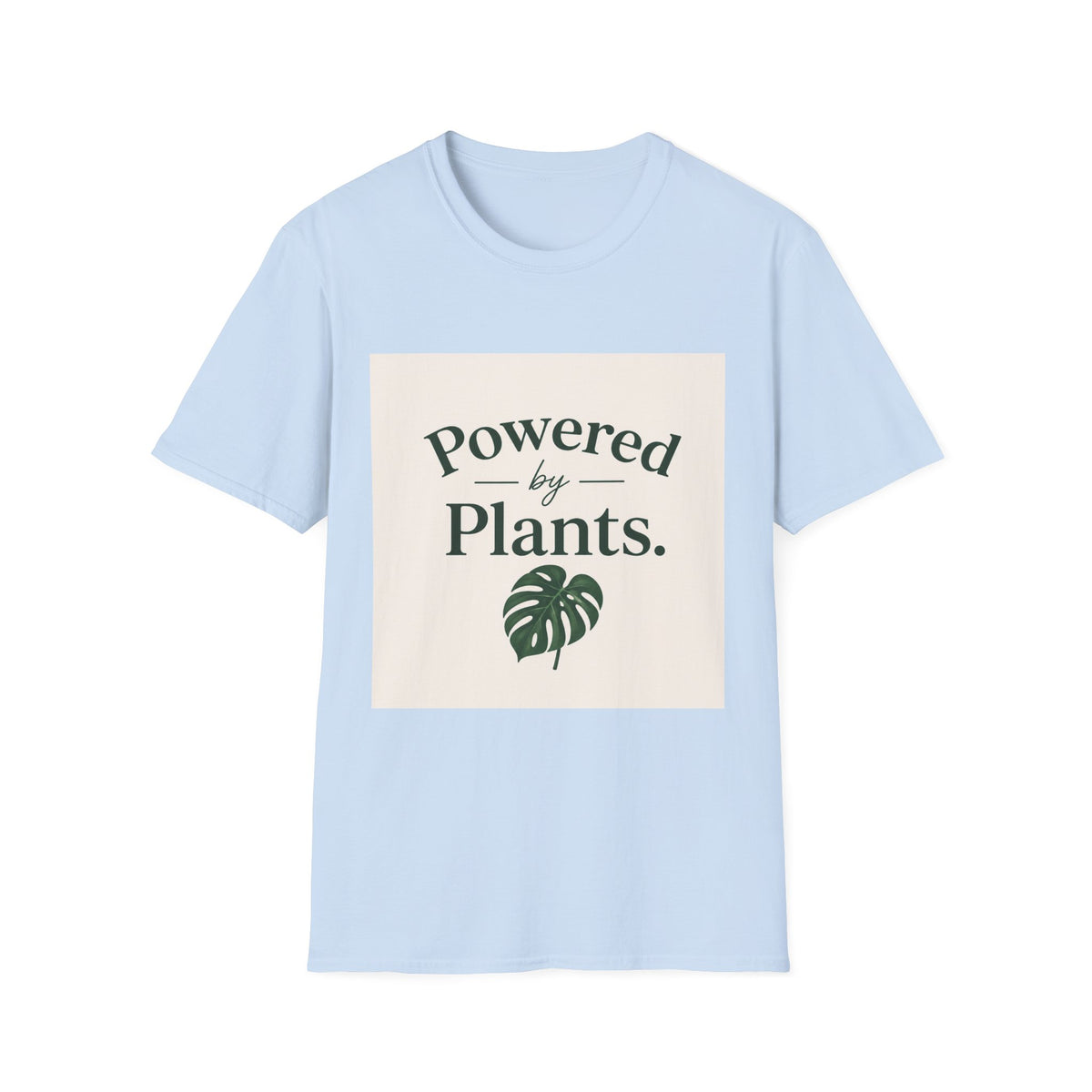 Powered by Plants T‑Shirt — Vegan/Plant Lover Tee
