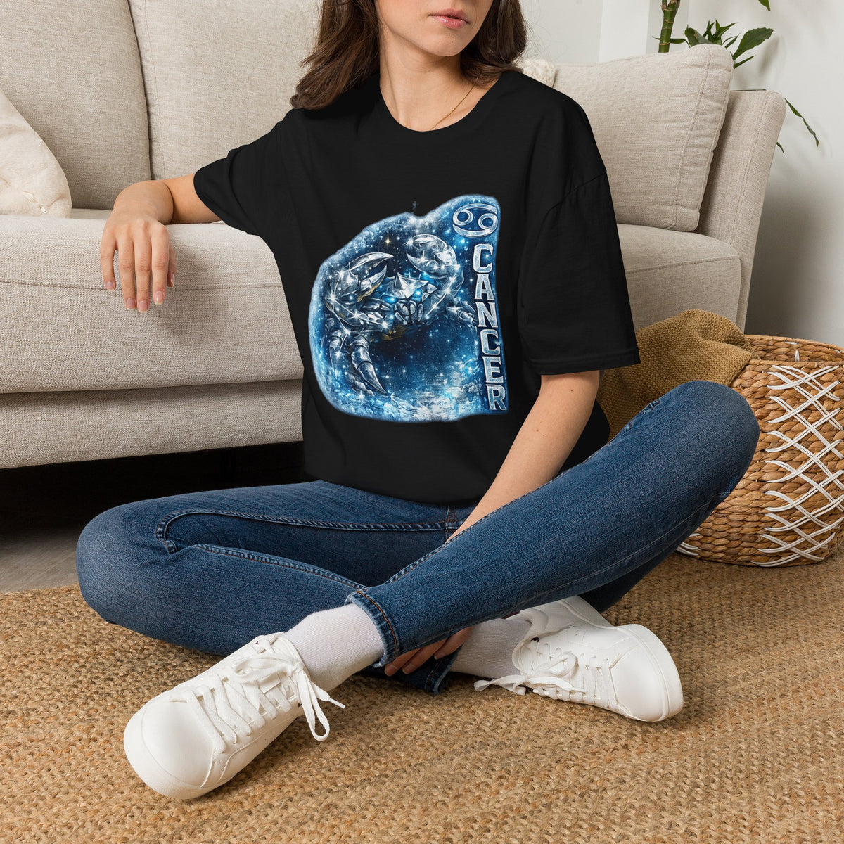 Cancer Zodiac T-Shirt — Cosmic Crab Astrology Tee