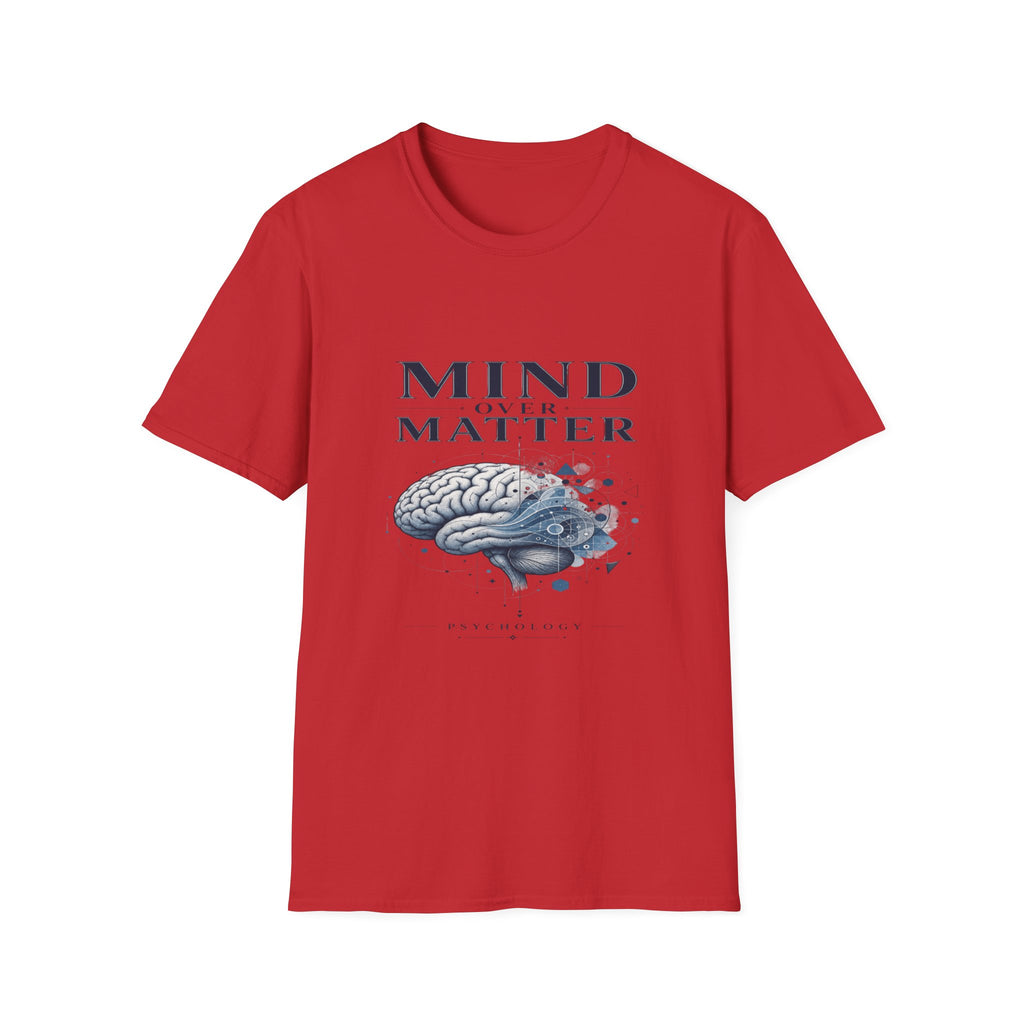 Intricate Brain Illustration With Geometric Patterns And Bold Typography- Graphic Tees