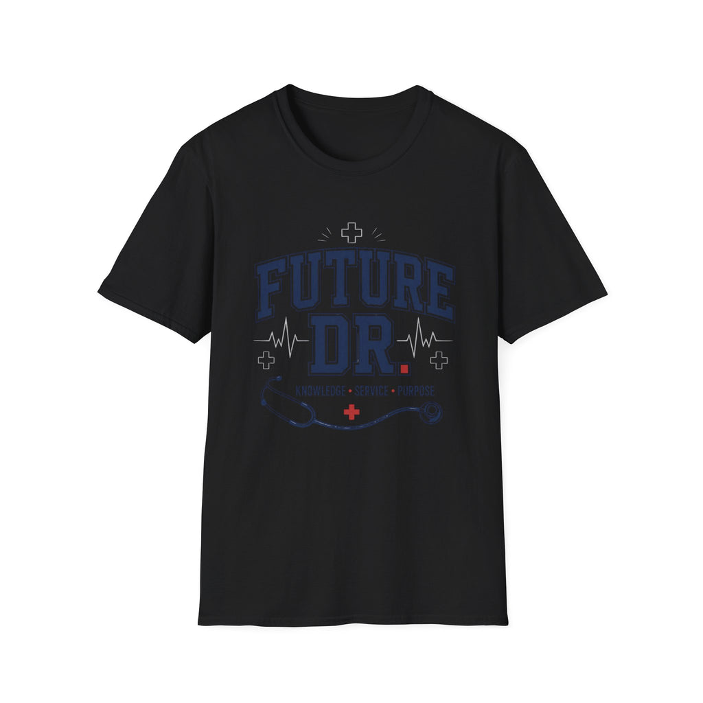 Collegiate T Shirt Design With Future Dr Text And Medical Accents