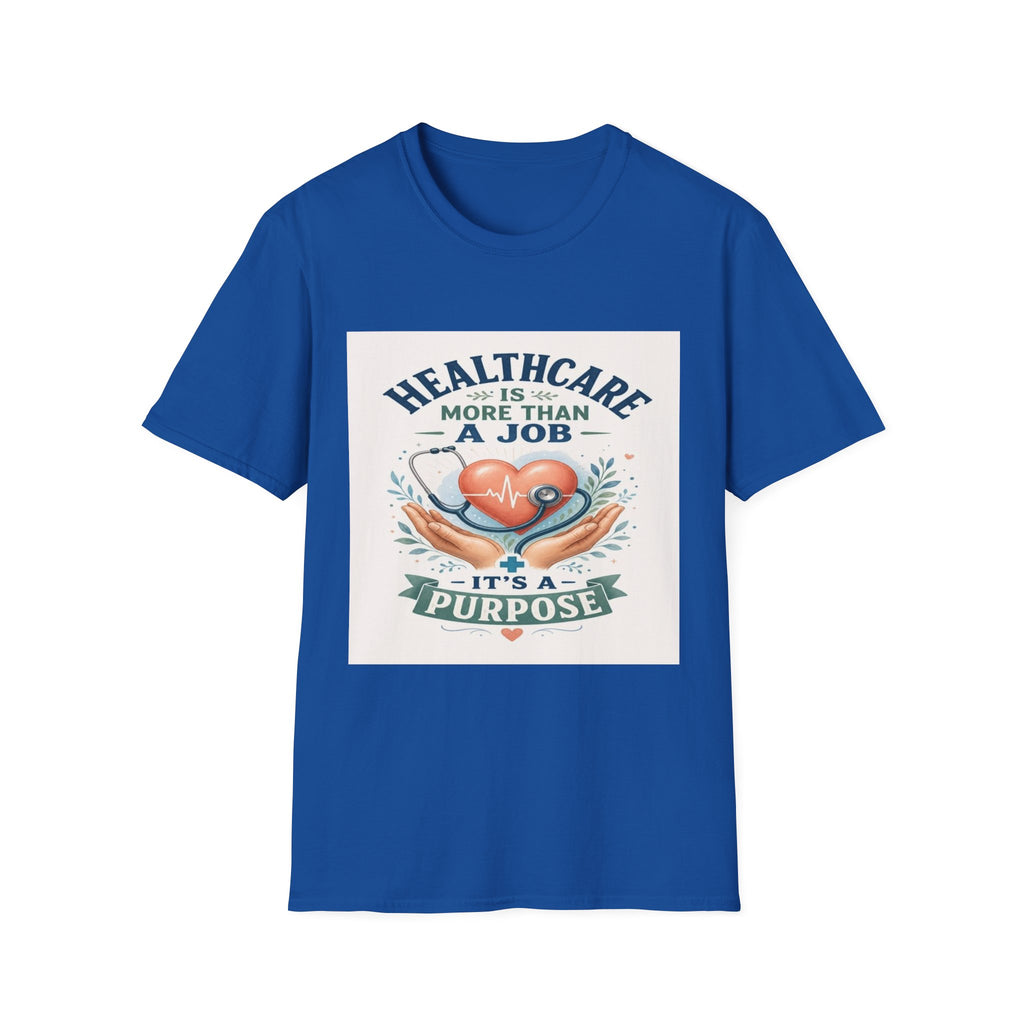 Inspirational T-shirt Design Featuring Compassionate Healthcare Imagery- Graphic Tees