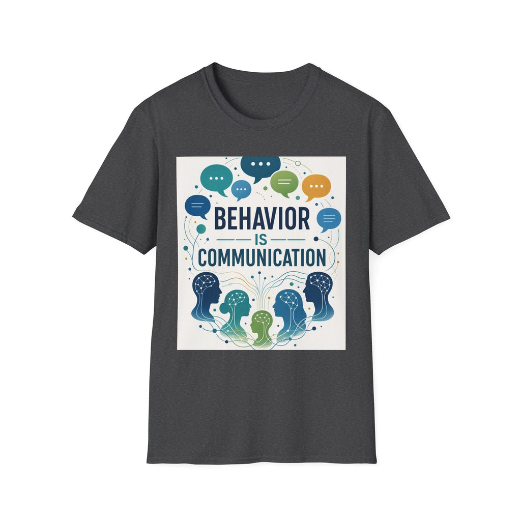 T Shirt Design Featuring Bold Phrase Surrounded By Colorful Speech Bubbles