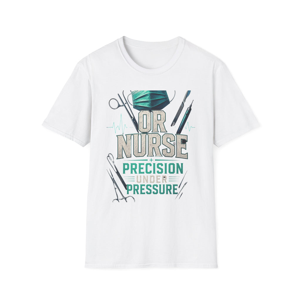 Bold Typography T Shirt Design For OR Nurse Theme