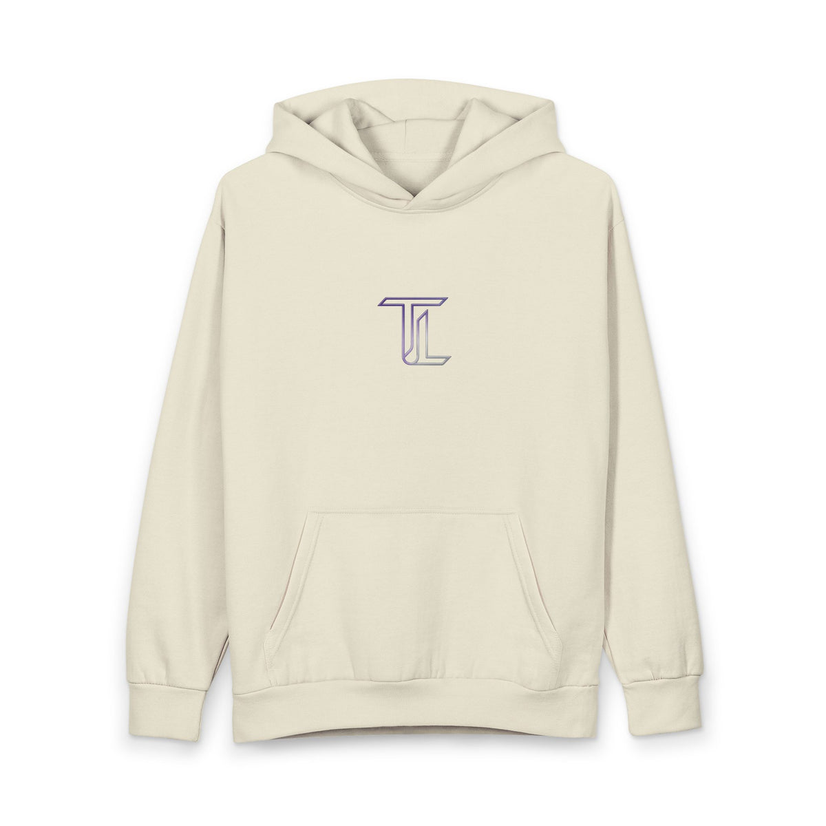 Minimal Monogram 'TL' Hoodie — Clean Urban Pullover