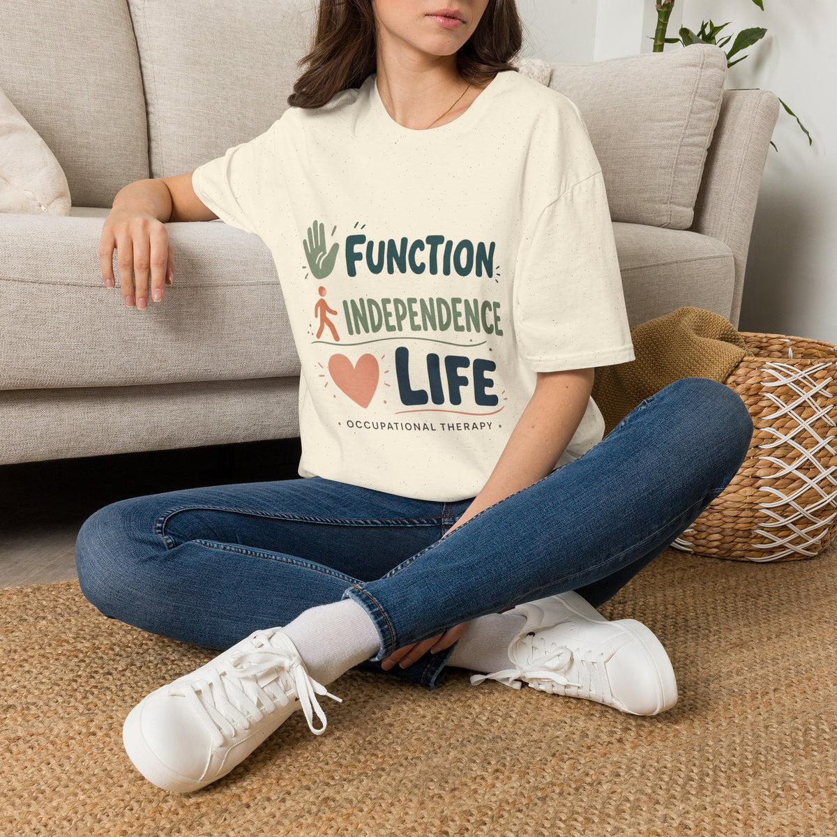Playful Typography Featuring Function Independence Life With Icons
