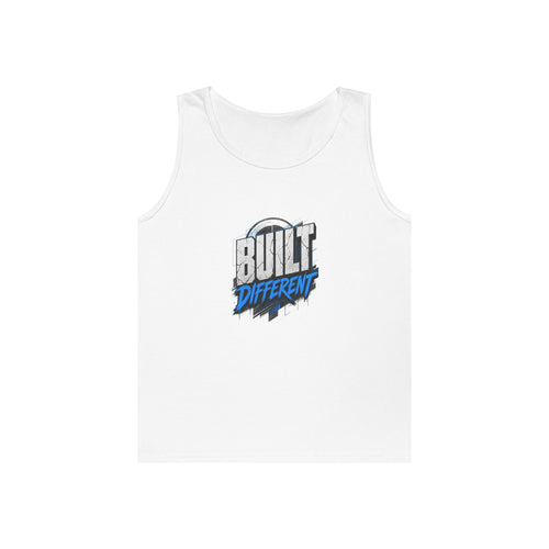 Built Different Tank Top – Graphic Motivational Workout Tee