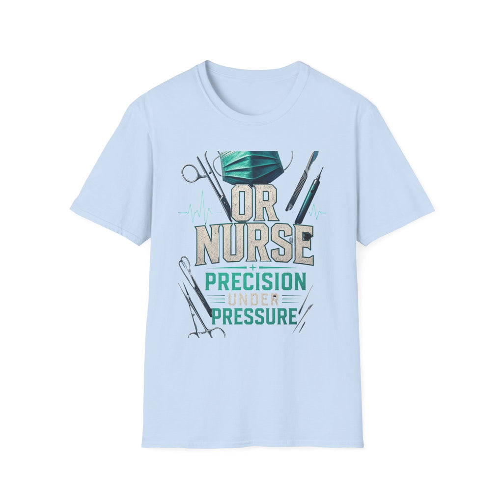 Bold Typography T Shirt Design For OR Nurse Theme