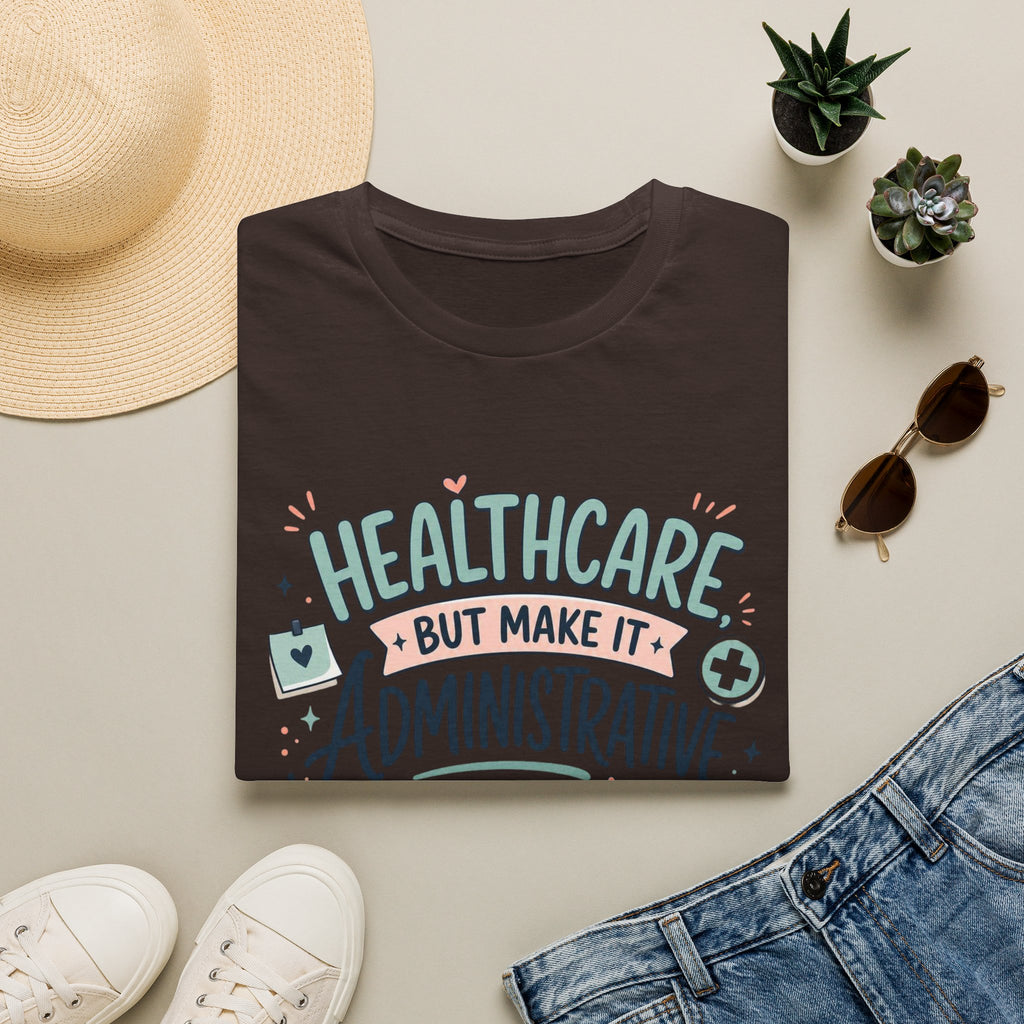 Playful T Shirt Design Showcasing Creative Healthcare Typography