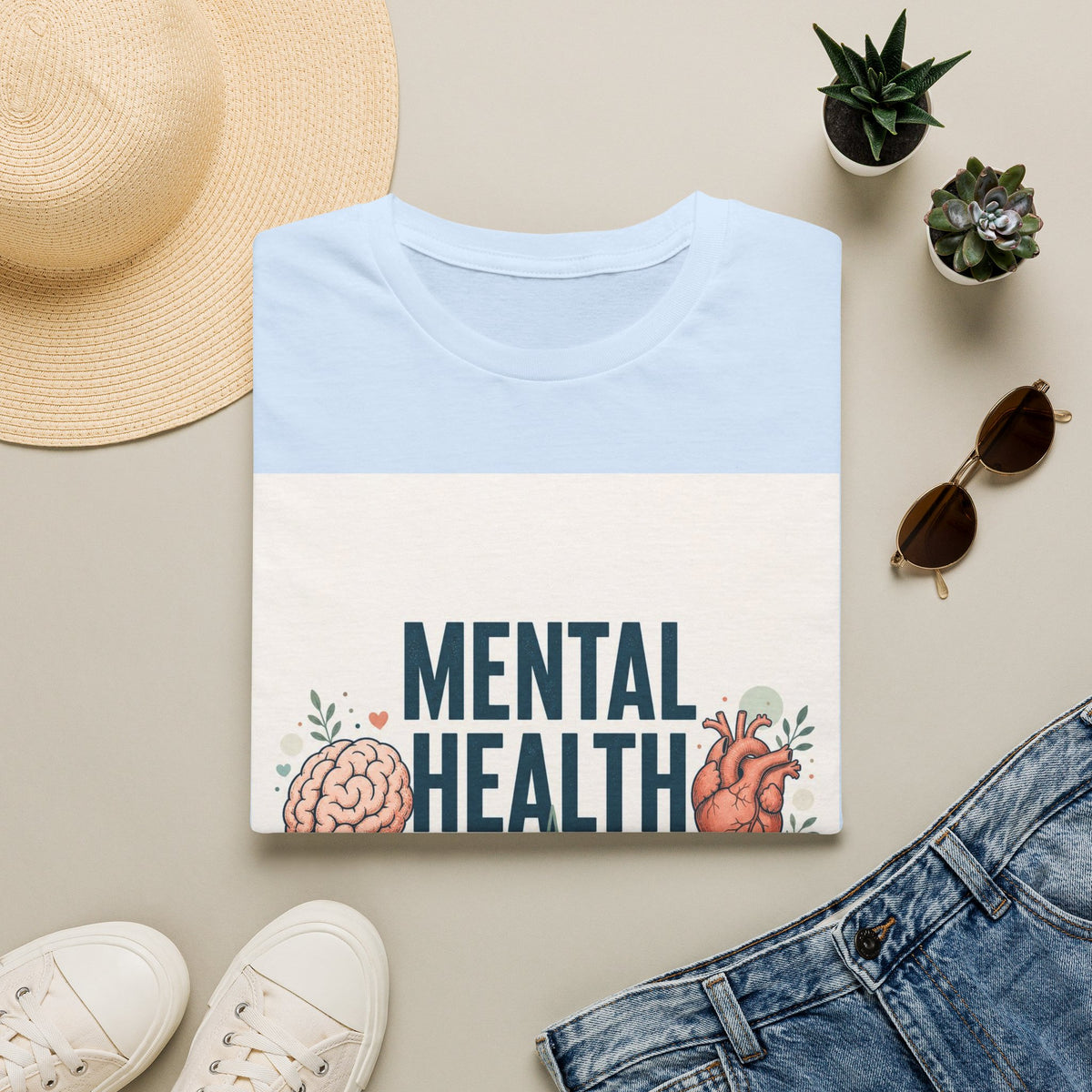 Bold Typography Design Emphasizing Mental Health Awareness