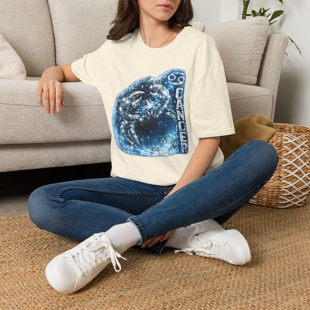 Cancer Zodiac T-Shirt — Starry Crab Astrology Tee (Cancer)