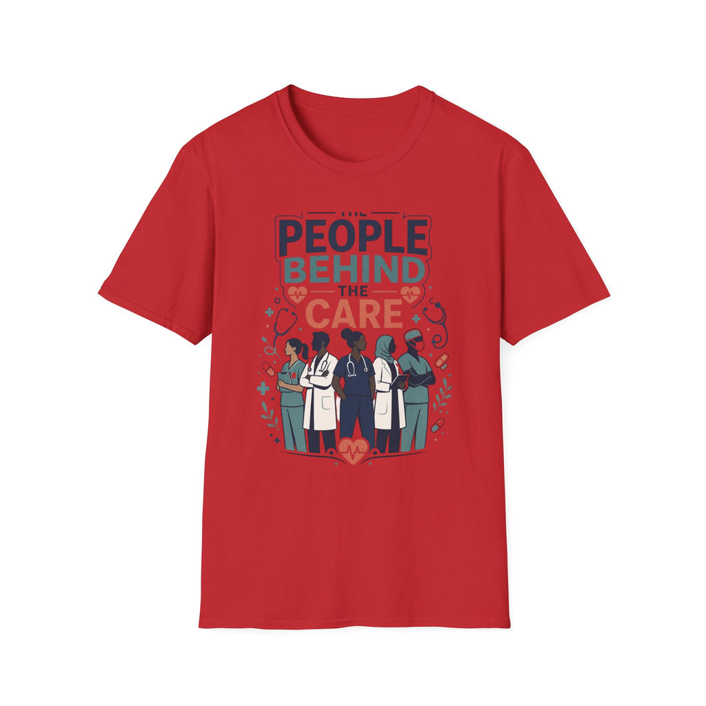 Modern T Shirt Design Celebrating Healthcare Professionals' Dedication
