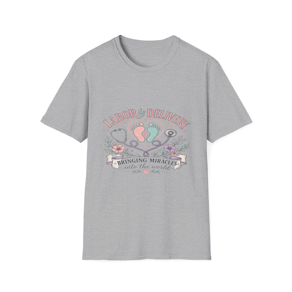 Labor And Delivery T-Shirt Design Celebrating New Life- Graphic Tees