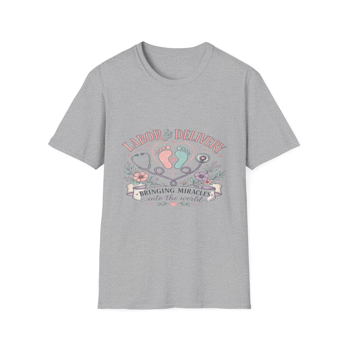 Labor And Delivery T-Shirt Design Celebrating New Life- Graphic Tees